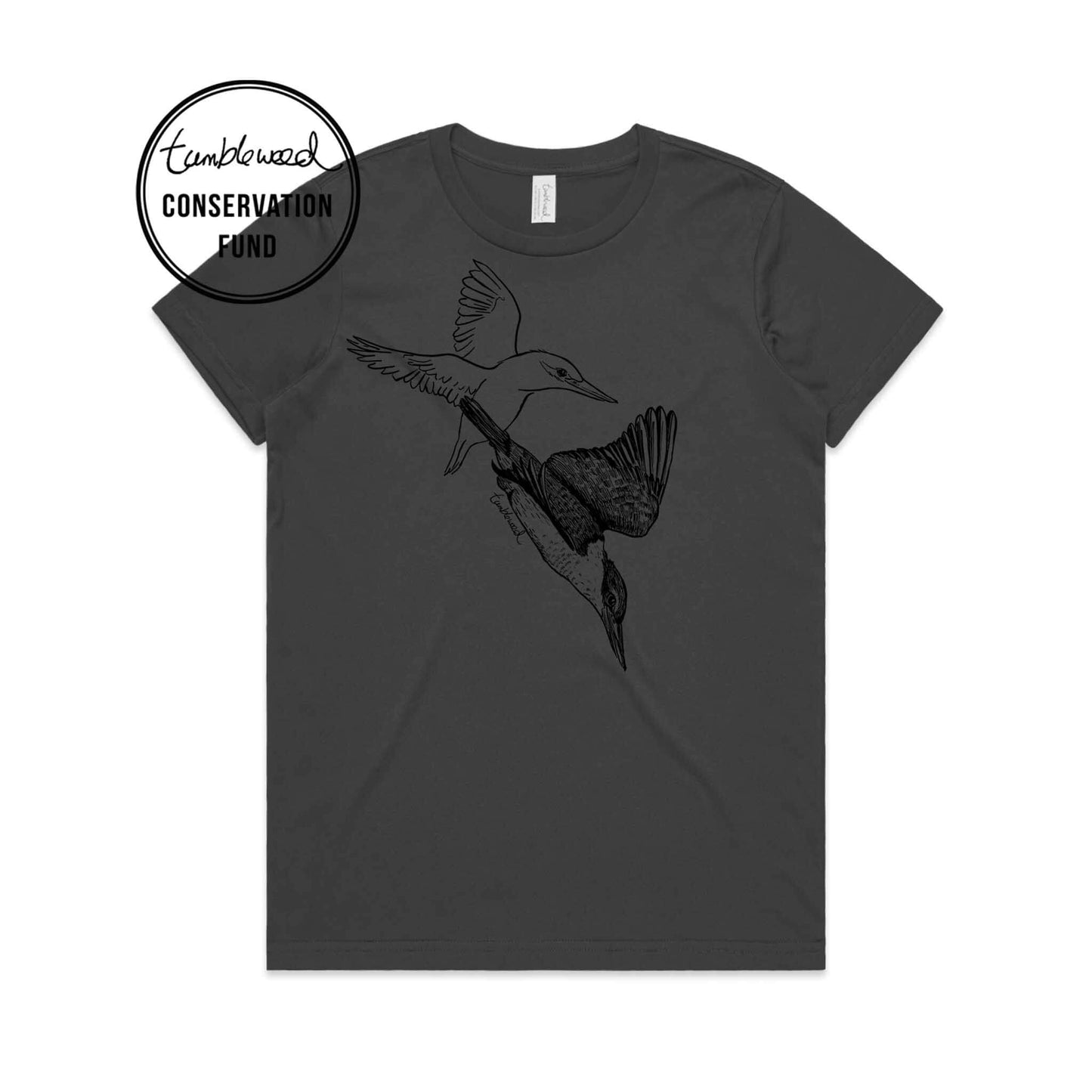 Kōtare/kingfisher T-shirt