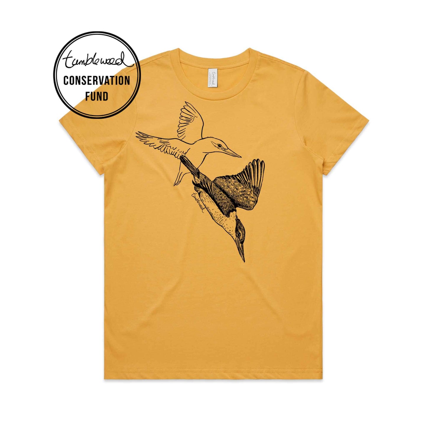 Kōtare/kingfisher T-shirt
