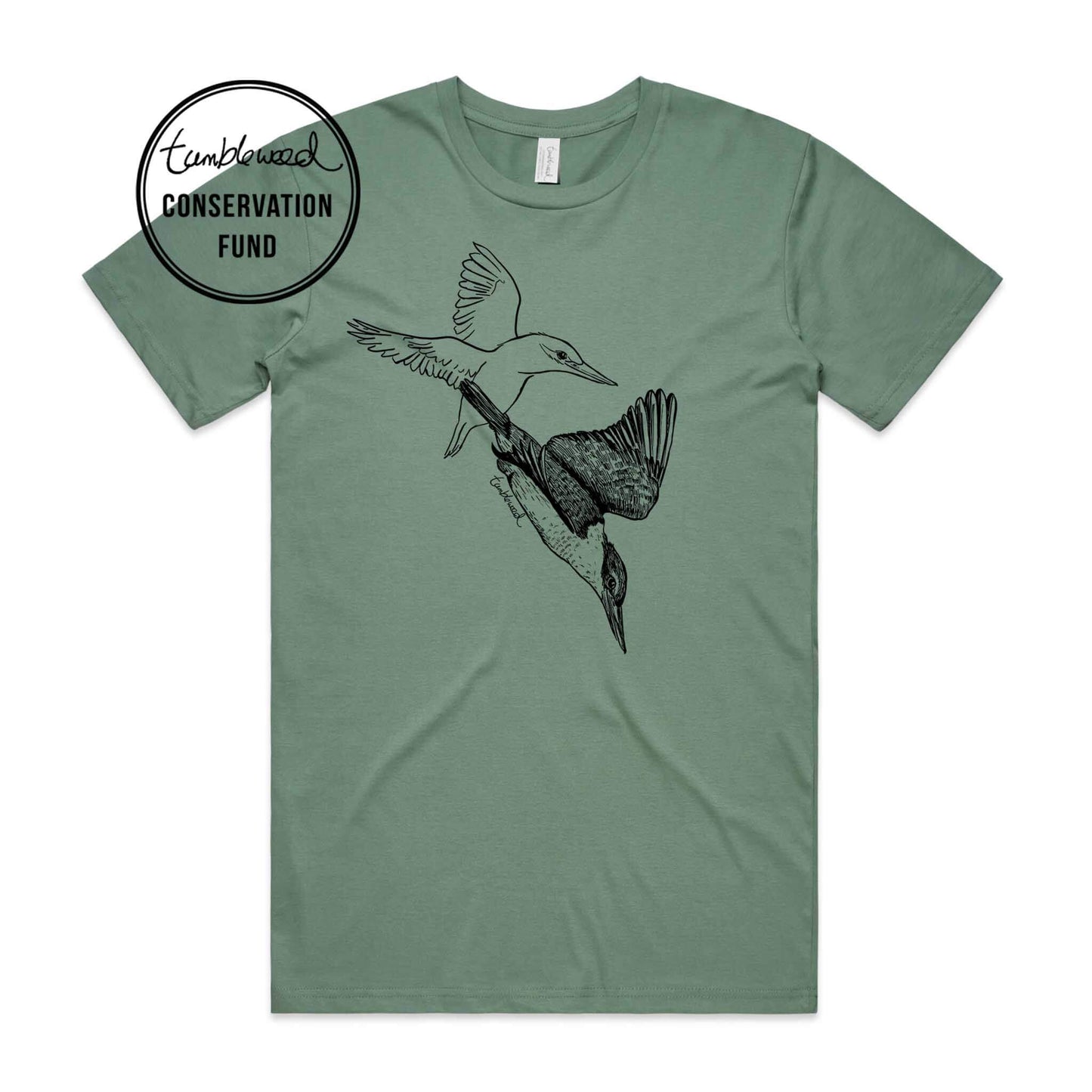 Kōtare/kingfisher T-shirt