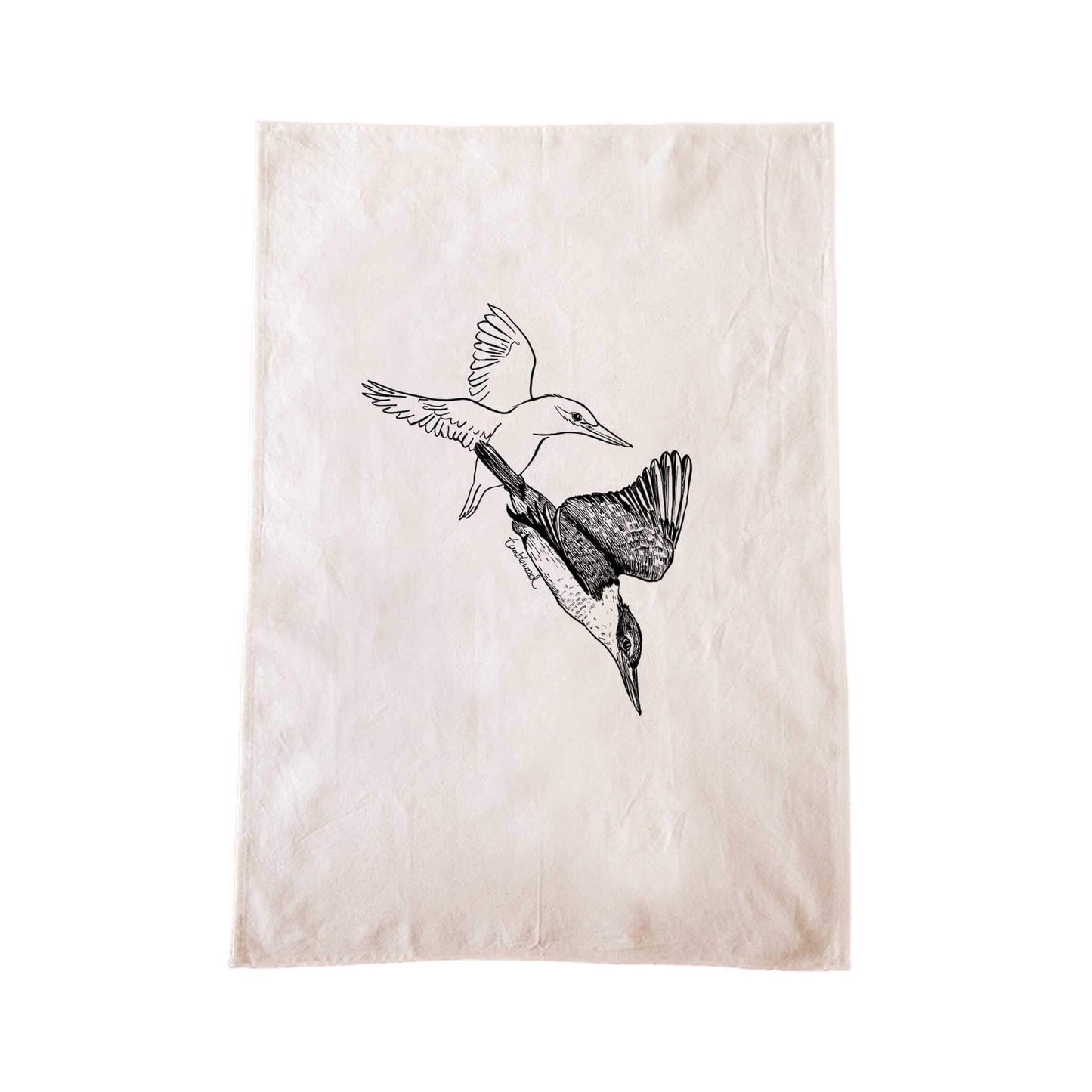 Kōtare/kingfisher Tea Towel