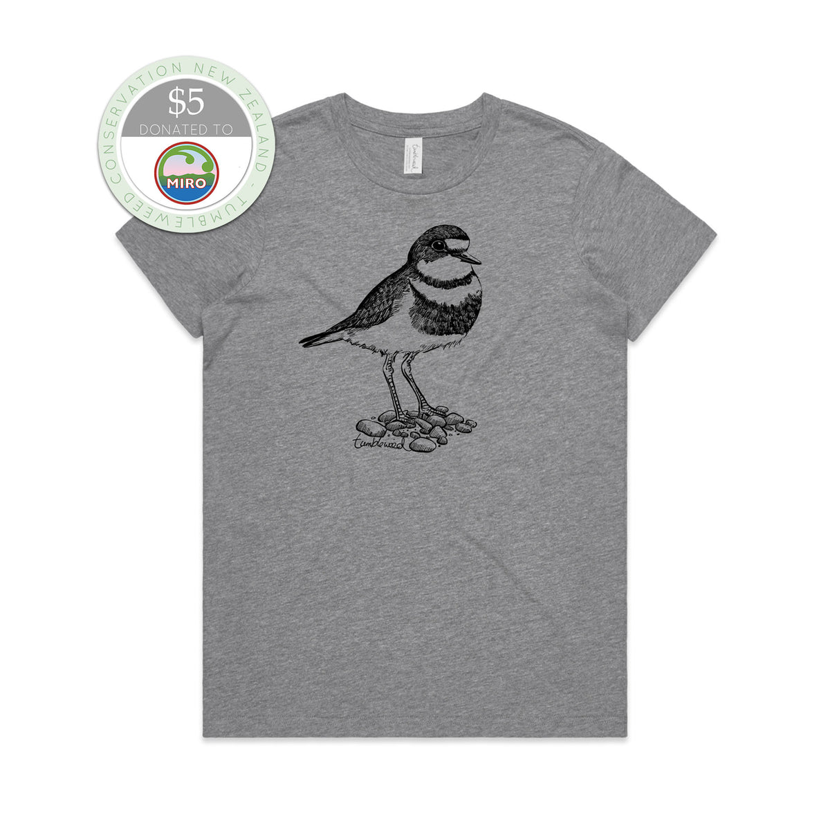 Pohowera | Banded dotterel T-shirt
