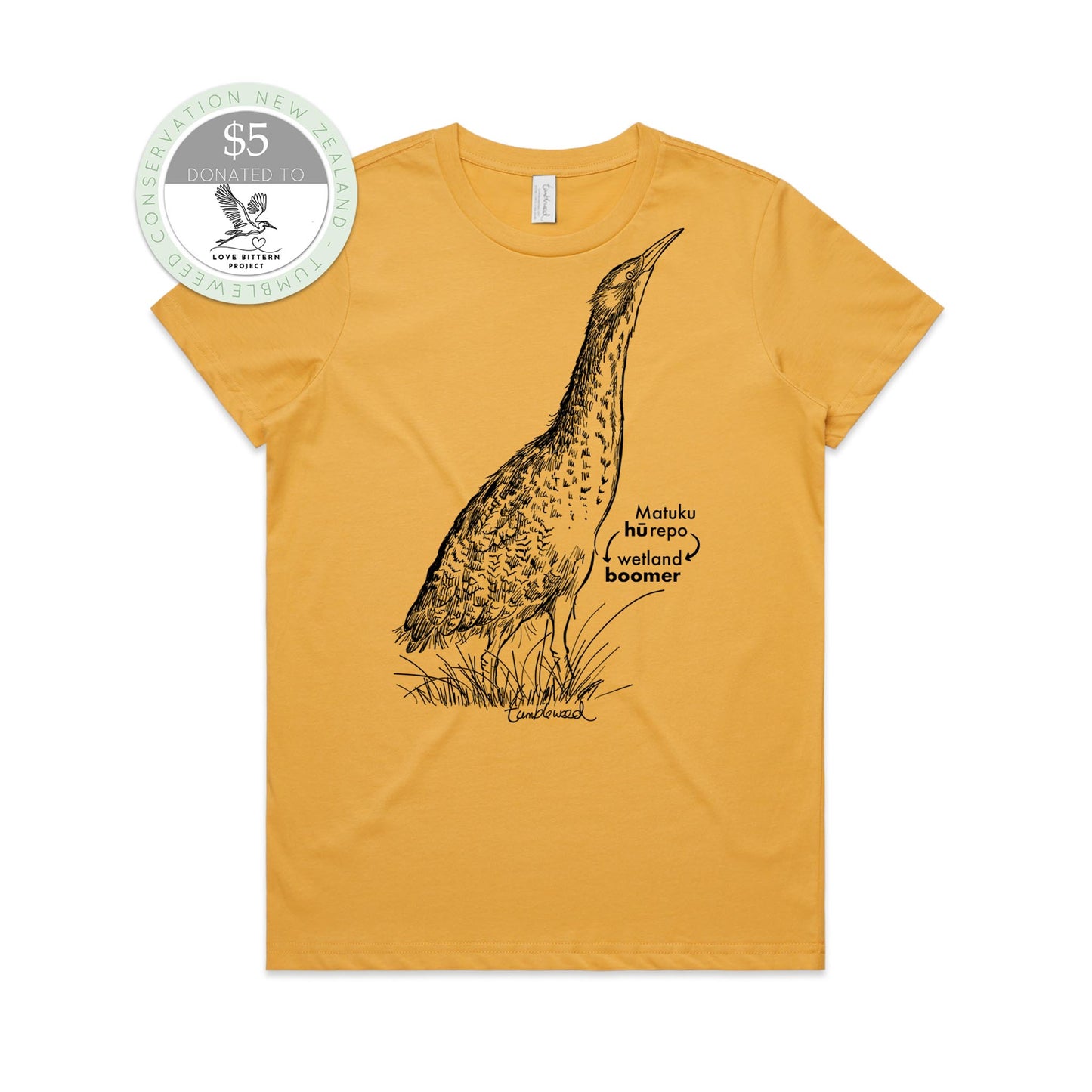 Matuku-hūrepo/bittern T-shirt
