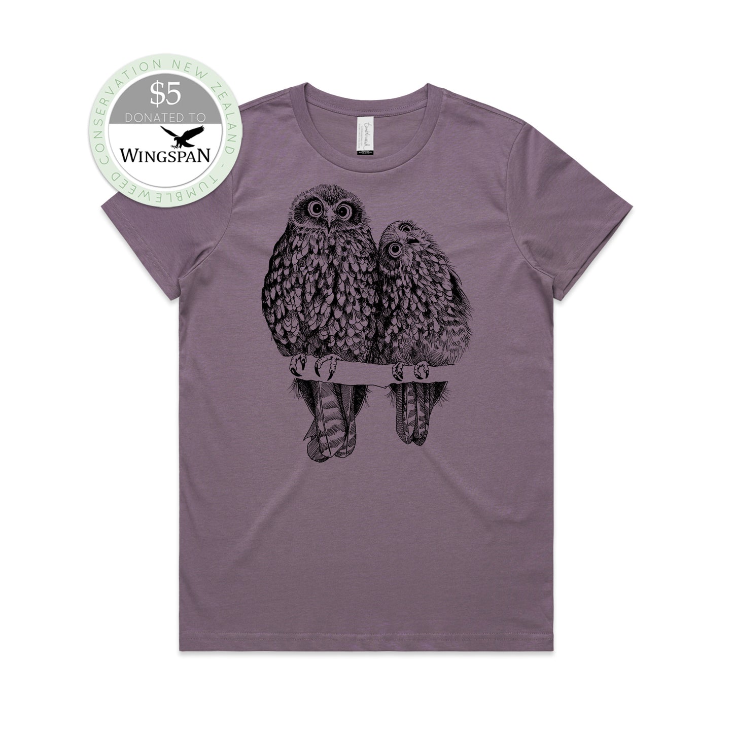 Morepork/Ruru T-shirt