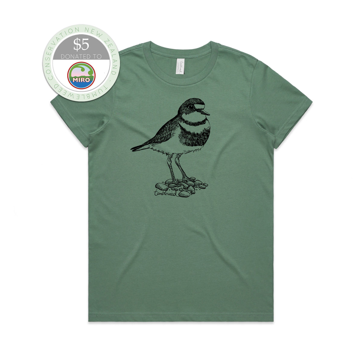 Pohowera | Banded dotterel T-shirt