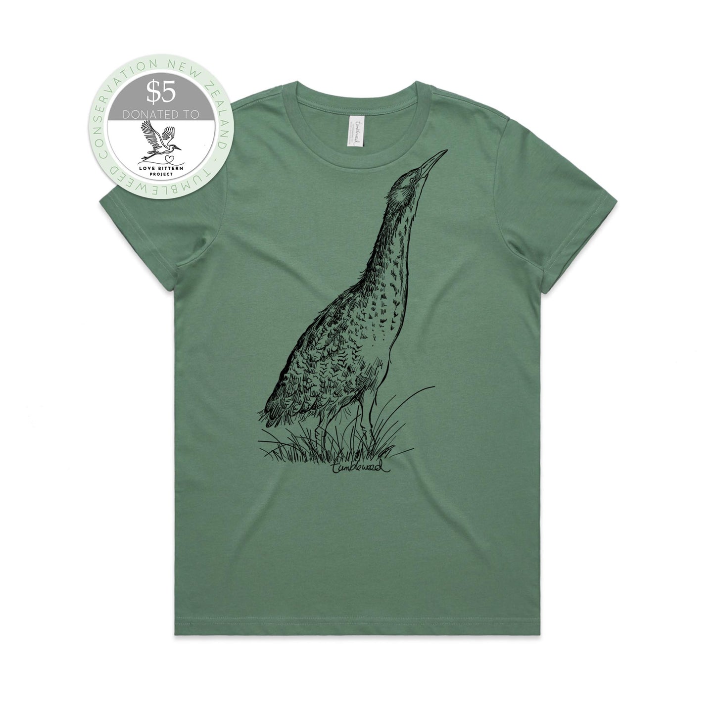 Matuku-hūrepo/bittern T-shirt