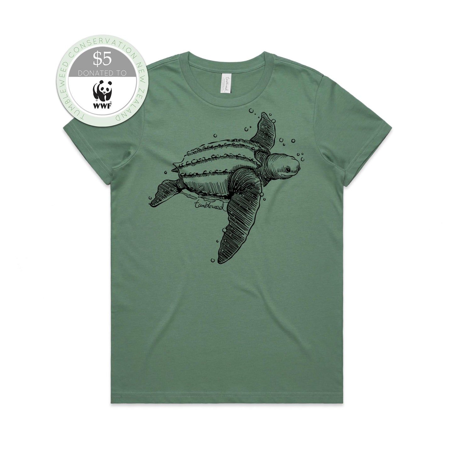 Honu/leatherback sea turtle T-shirt