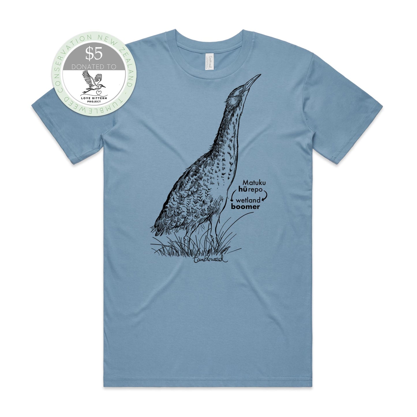 Matuku-hūrepo/bittern T-shirt