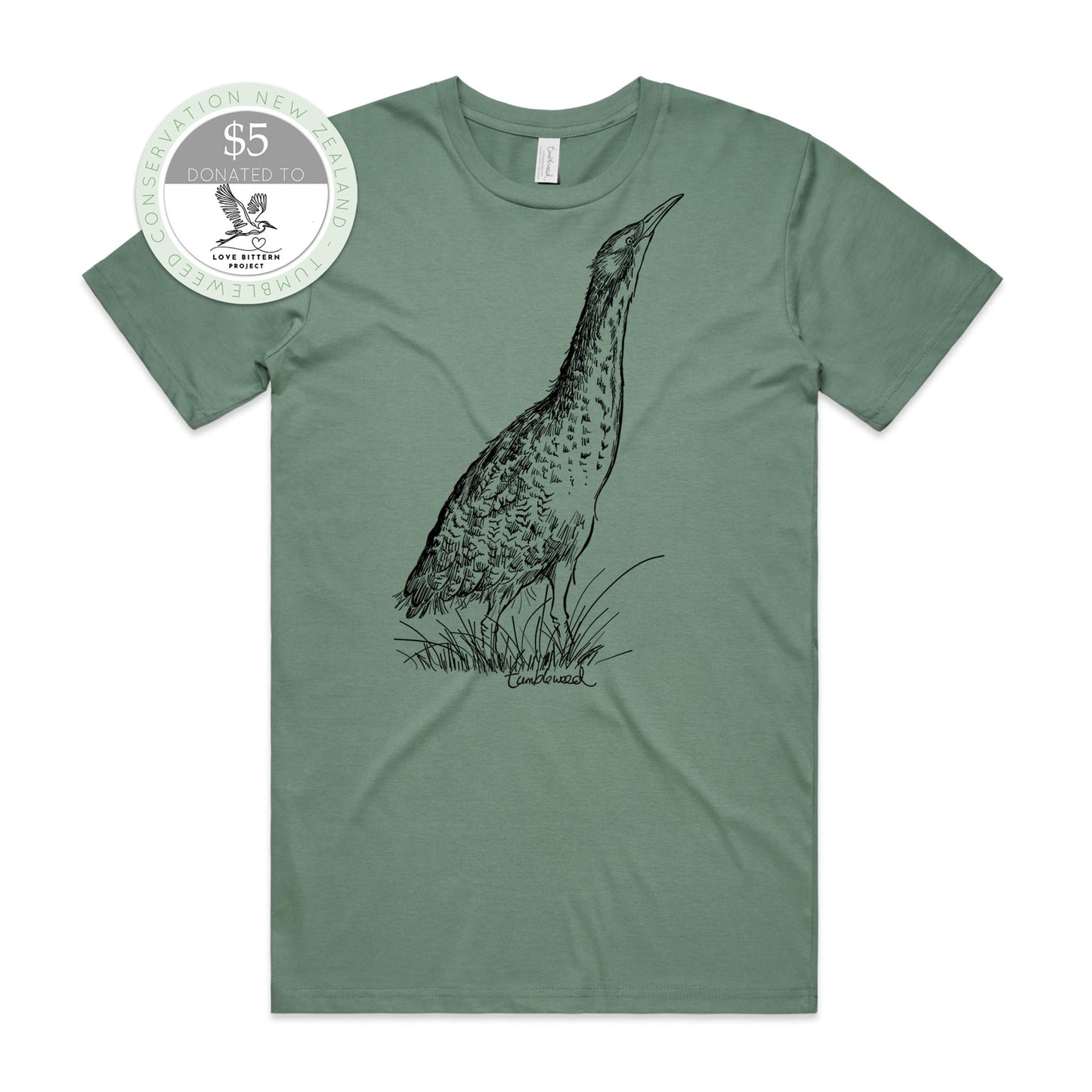 Matuku-hūrepo/bittern T-shirt