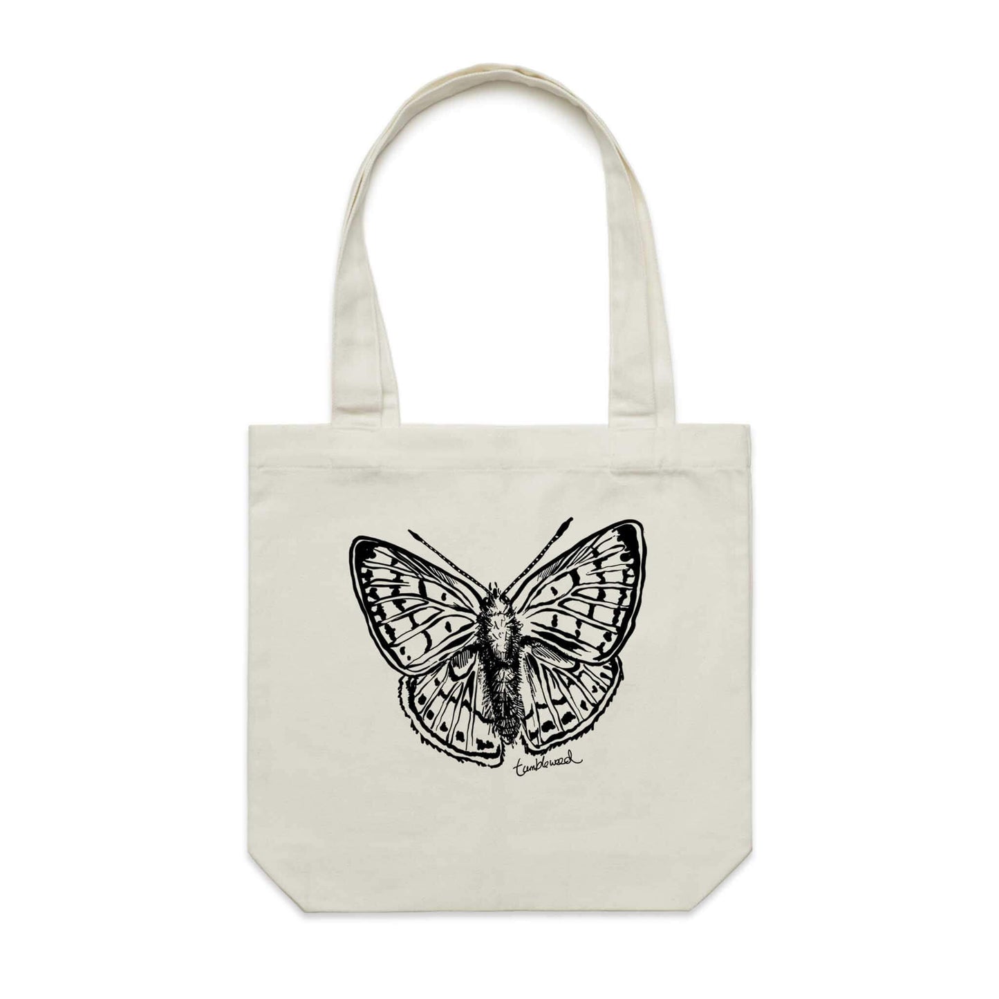 Pepe para riki/Copper butterfly Tote Bag